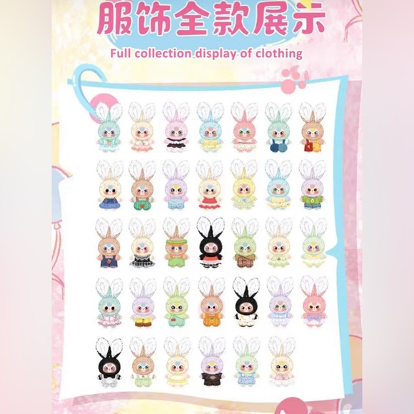 BABY THREE - Miniature Bunny Plush Pendant - NO CANCELS - RIP OR SHIP - Picture 4 of 4